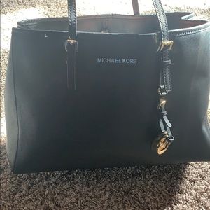 Black Michael Kors Handbag with matching Wallet